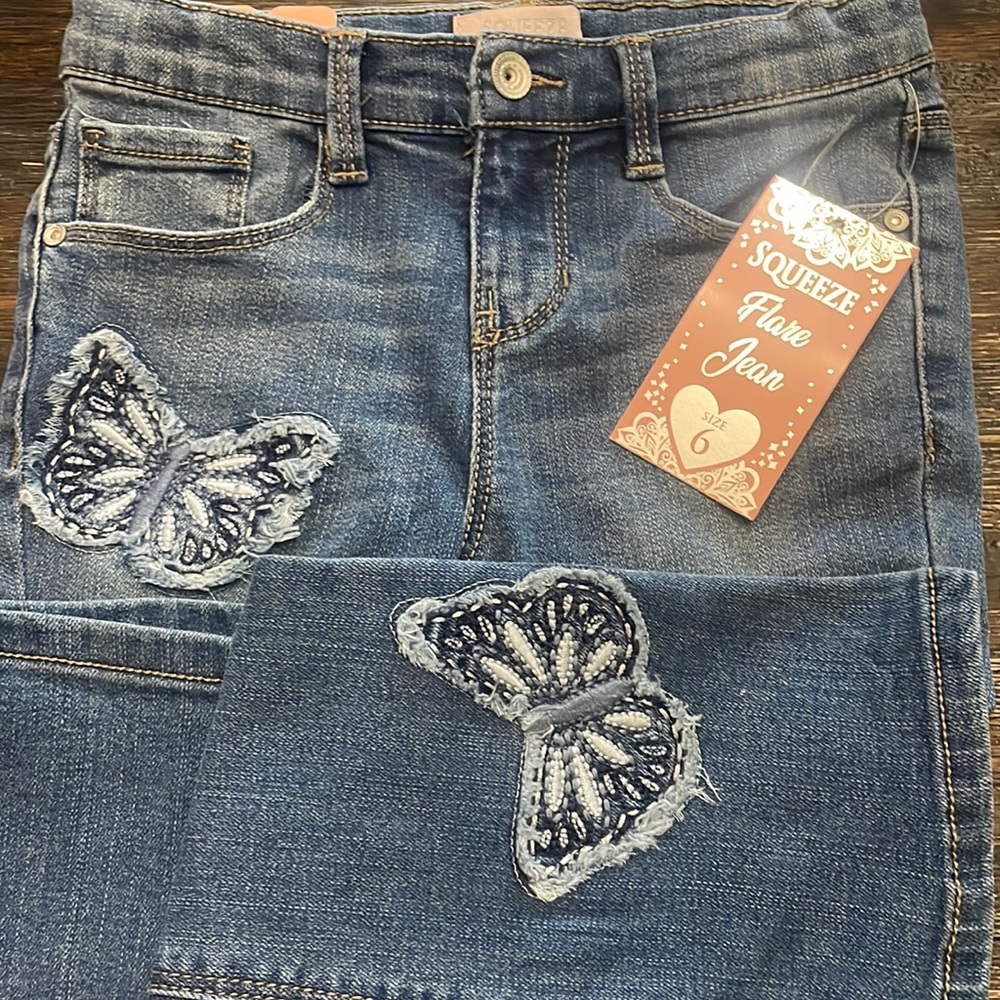 long blue denim pants for girls